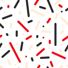 festive holiday pattern with colorful сonfetti