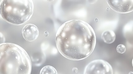 A captivating display of translucent spheres, a mesmerizing representation of scientific phenomena.  A beautiful and dynamic visual exploration of abstract shapes and forms.