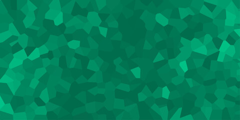 Abstract colored dark green geometric hexagonal hexagon mosaic cement stone textured background.  Abstract stone concrete tile wall banner design. Broken Stained Glass Background with dark lines.