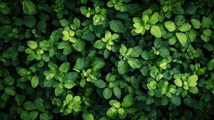 an abstract representation of nature in green.