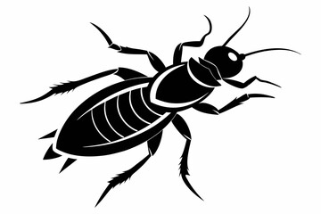 termite line art silhouette vector illustration