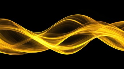 an image depicting abstract energy flow in yellow.