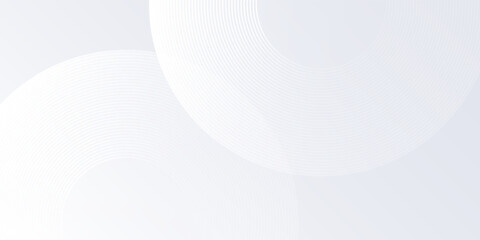 Abstract white circle lines. Digital future technology concept illustration art abstract nice simple abstract modern art