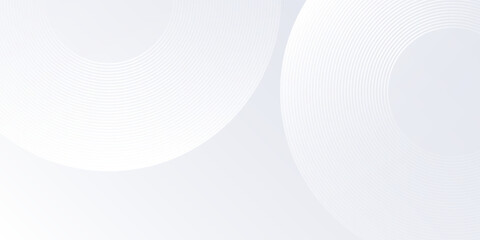 Abstract white circle lines. Digital future technology concept illustration art abstract nice simple abstract