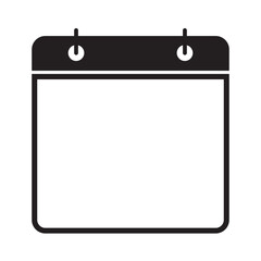 シンプルなカレンダーのアイコン