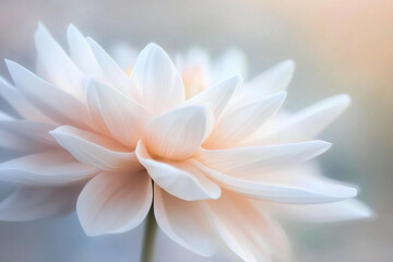 Beauty of a soft pink flower