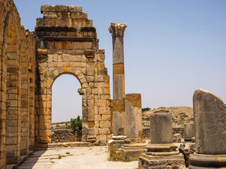Volubilis Berber-Roman City Ruins - Morocco