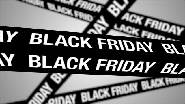 ブラックフライデーの文字 黒いキューブがループ回転する背景,モノクロ,3D,
Black Friday letters black cubes looping rotating background,monochrome