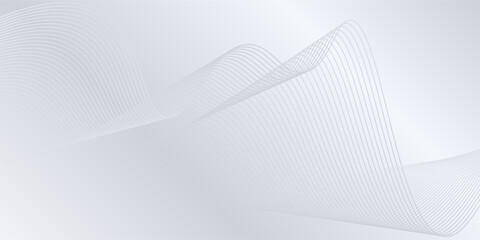 Modern background with flowing lines. Digital future technology abstract modern