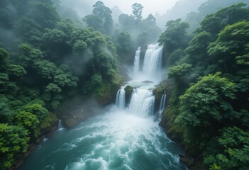 waterfall in the forest