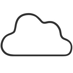 white cloud icon