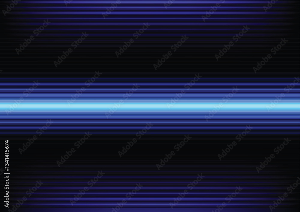 Poster abstract technology blue neon laser light beam vector background graphic gradient network connection