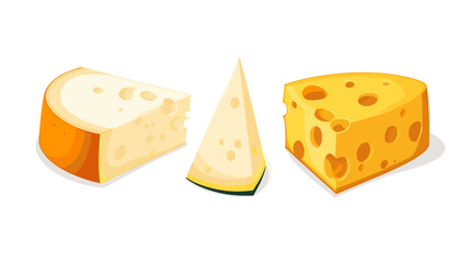 Delight in a trio of Swiss Brie cheeses featuring creamy, smooth textures and unique flavors for every palate