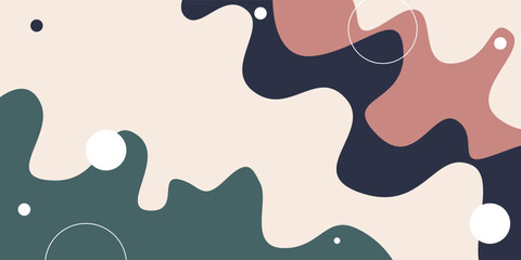 Modern backgrounds with abstract elements and dynamic shapes. Compositions of colored spots. Vector illustration.