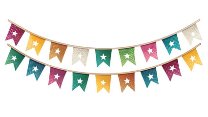 Obraz premium Eid-banner-with-stars---color-icon, Eid Festive Banner with Colorful Stars,