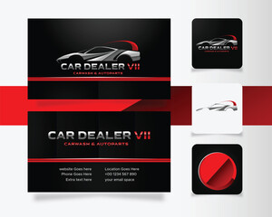 car company business card