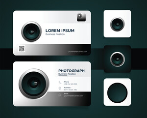 photography camera business card