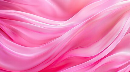 Obraz premium the motion of flowing pink fabric in the wind.