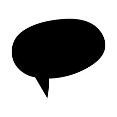 Bubble Chat Hand Drawn Shape Icon