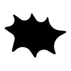 Comic Bubble Hand Drawn Shape Icon