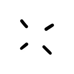 Hand-drawn highlight line. Abstract random doodle icon.