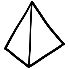 Prism Hand-drawn Shape