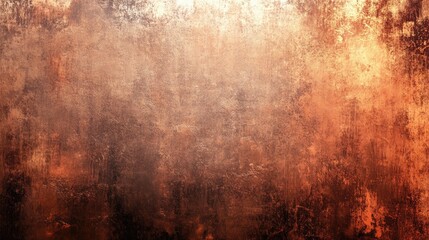 Obraz premium A copper-toned background with a hammered metal texture and reflective highlights