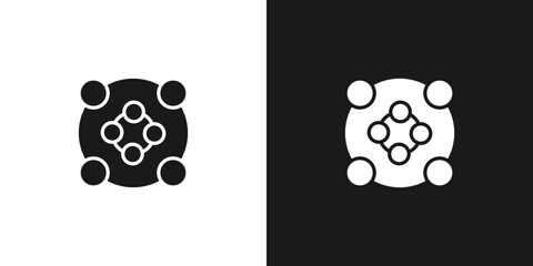 Antioxidant. Detox icon. Dermatology and skin care. Face care and facials. Vector