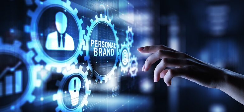 Personal branding brand development business education concept.