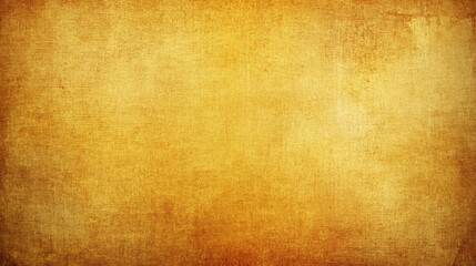Fototapeta premium A faded mustard yellow background with a vintage paper texture and soft edges