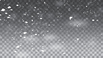 Beautiful falling snowflakes wallpaper. Magic nature fantasy snowfall.