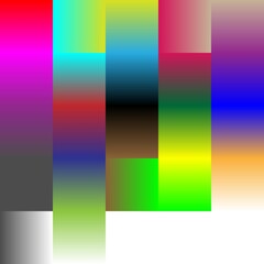 Fototapeta premium Colorful Blend of Green orange gradient Background