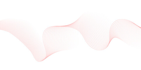 Fototapeta premium pink wave curve lines banner background design. Abstract soft wave lines dynamic flowing pink light isolated background. Vector Illustration of the pink pattern of lines. Black stripes on white .