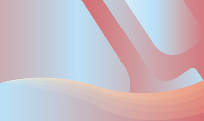 Abstract Wave Pattern with Gradient Colors, Vector illustration.