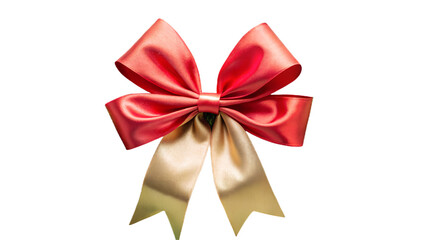 Fototapeta premium red bow isolated on white