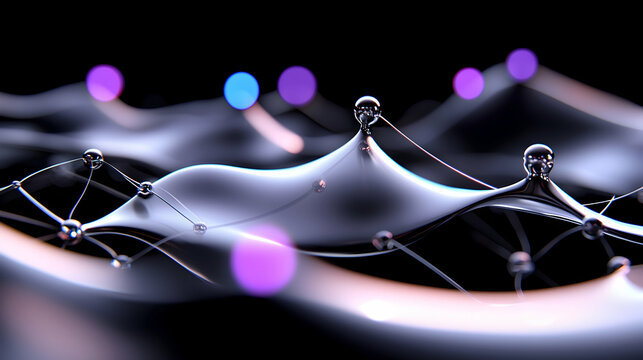 Abstract 3D Digital Mathematical Symbols Illustration