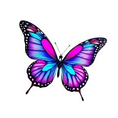 Obraz premium butterfly on white background