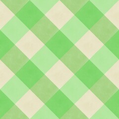 green plaid fabric texture