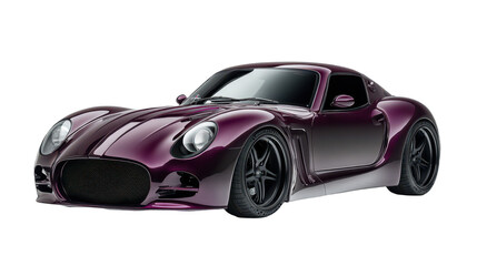 Naklejka premium Exquisite Purple Sports Car: A Vision of Automotive Excellence, Speed, and Timeless Design for Road Adventures and Ultimate Driving Experience