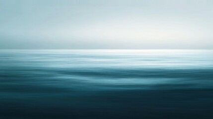 Obraz premium Contemporary abstract sea gradient, merging deep blue and aquamarine tones in a smooth, endless transition. No land or horizon.