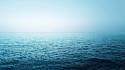 Obraz premium Tranquil ocean-inspired gradient background, fading from navy into aquamarine, mimicking the natural layers of the sea. No horizon or land.