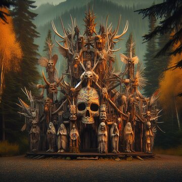Alaskan Native Beliefs Seen as the souls of the departed