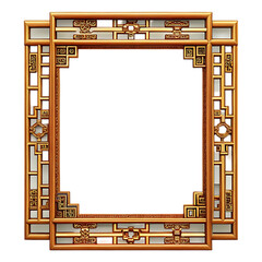 Chinese Wooden Frame Border Design