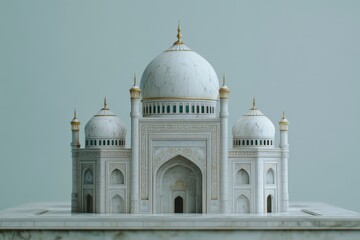Fototapeta premium Three Dimensional Architectural Model of the Grand Mosque Building