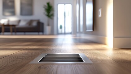 Modern Home Interior with Air Vent Detail