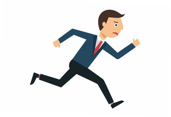 business man running