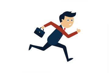 business man running