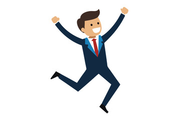 business man running