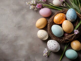 easter greeting card background