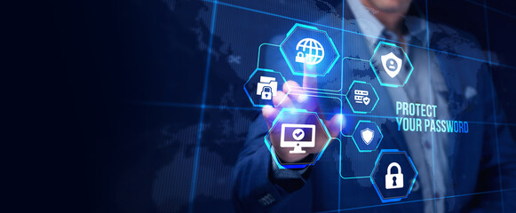 Secure internet access and personal information security. PROTECT YOUR PASSWORD.